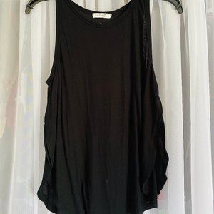 Honey Punch Soft Black Tank Top